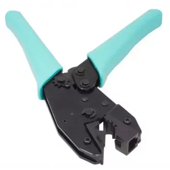 Kabelkrimptang Alcasa GC-N0096 zwart blauw