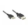 USB-kabel Alcasa 2511-OF5S USB 2.0 5 m zwart
