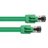 Netwerkkabel Alcasa 8080-100G groen 10 m Cat8.1 S/FTP
