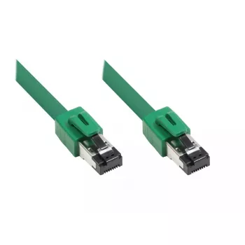 Netwerkkabel Alcasa 8080-100G groen 10 m Cat8.1 S/FTP
