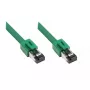 Netwerkkabel Alcasa 8080-100G groen 10 m Cat8.1 S/FTP