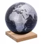 Politieke globe TROIKA EXPLORER 360° 25 cm Classic tafel zwart zilver