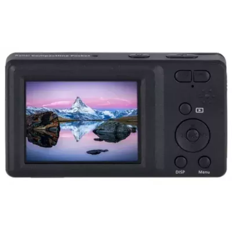 Compactcamera Rollei Compactline Pocket 50 MP CMOS 2.7K Zwart