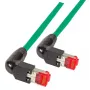 Netwerkkabel EFB Elektronik K4137GN.1.5 RJ-45 Cat6a 1,5 m groen