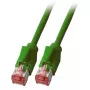 Netwerkkabel EFB Elektronik K8708GN.10 RJ-45 Cat6a 10 m groen
