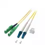 Glasvezelkabel EFB Elektronik O0937.25 E-2000 (LSH) LC OS2 25 m geel