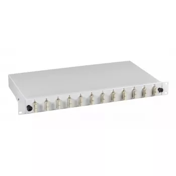 Splicebox deels gemonteerd SC OM4 uitbreidbaar 12 adapters EFB Elektronik B61203.12OM4