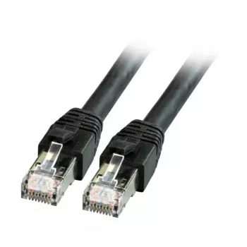 Netwerkkabel EFB Elektronik K5528SW.10 RJ-45 Cat8.1 10 m zwart