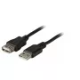 USB-kabel EFB Elektronik K5248.1 1m USB A zwart