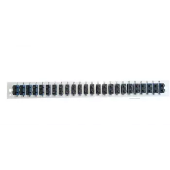 Patchpaneel-accessoire EFB Elektronik SB-FP-24SC-D-V-OM3 — 1U rackmontage, 432×13×43,5 mm, grijs