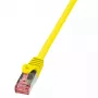 Netwerkkabel LogiLink 0,25 m RJ-45 Cat6 S/FTP geel