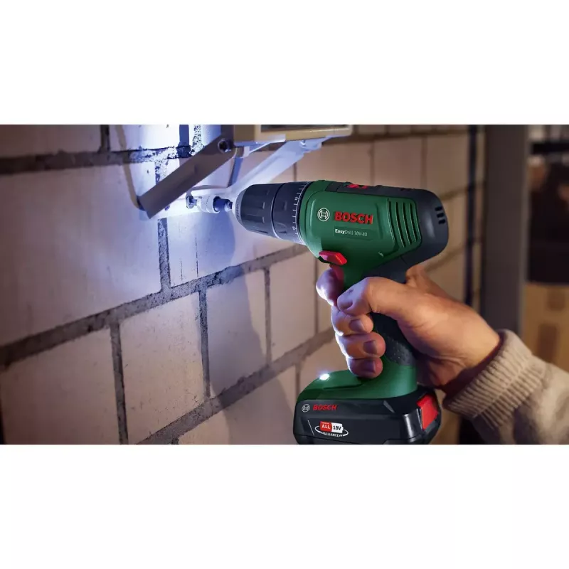 Accuschroefboor Bosch EasyDrill 18V-40, 2 versnellingen, 13 mm snelspanboorhouder