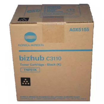 Konica Minolta TNP-51K toner, zwart, A0X5155