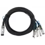 Netwerkkabel BlueOptics YFNDD-BL QSFP28 4xSFP28 InfiniBand 2m oranje