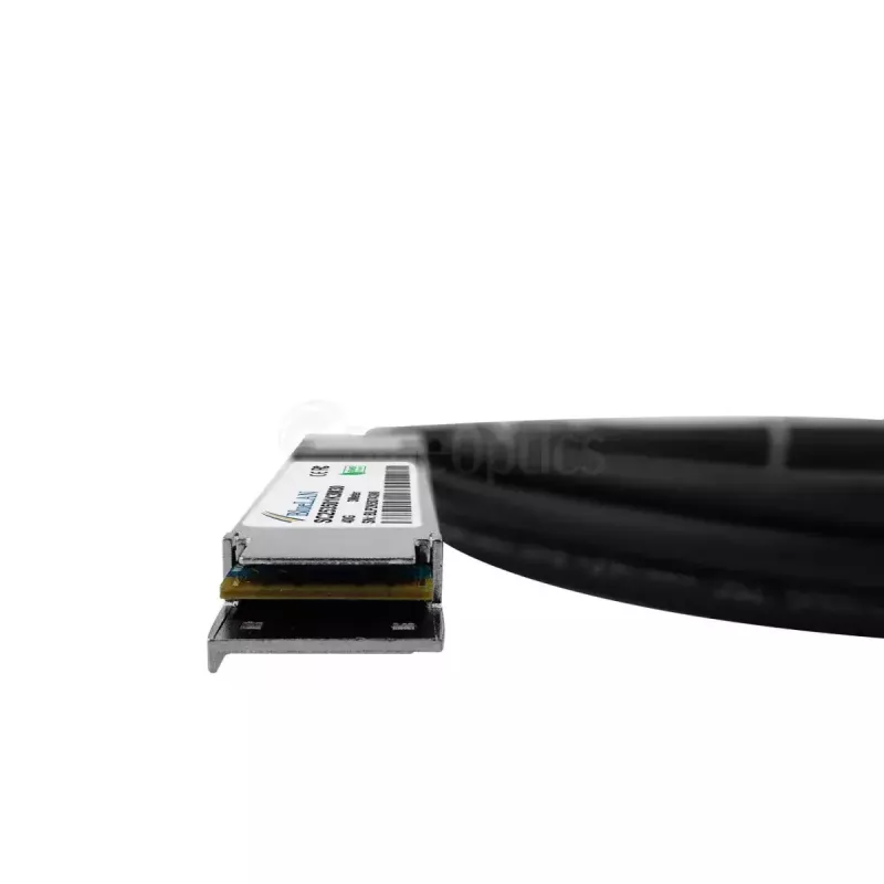 Netwerkkabel BlueOptics ET7402-25DAC-2M-BL QSFP28 4xSFP28 InfiniBand 2m zwart
