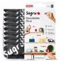 Vormbare kleefmassa Tesa 41286-00000-01 zwart – verpakking met 8 stuks