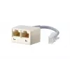 Netwerksplitter BTR NETCOM 130610480101-E wit grijs
