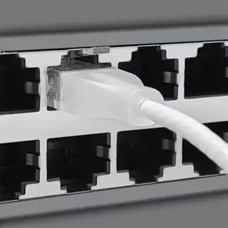 Netwerkkabel Wantec 7408 RJ45 Cat6a 5m wit