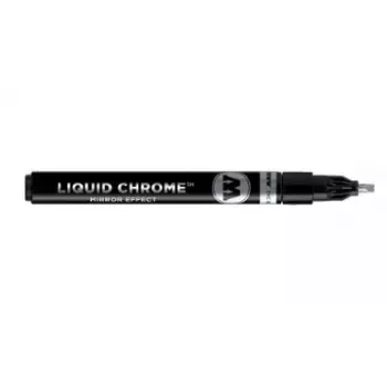 Molotow marker 703106 Liquid Chrome zwart en chroom