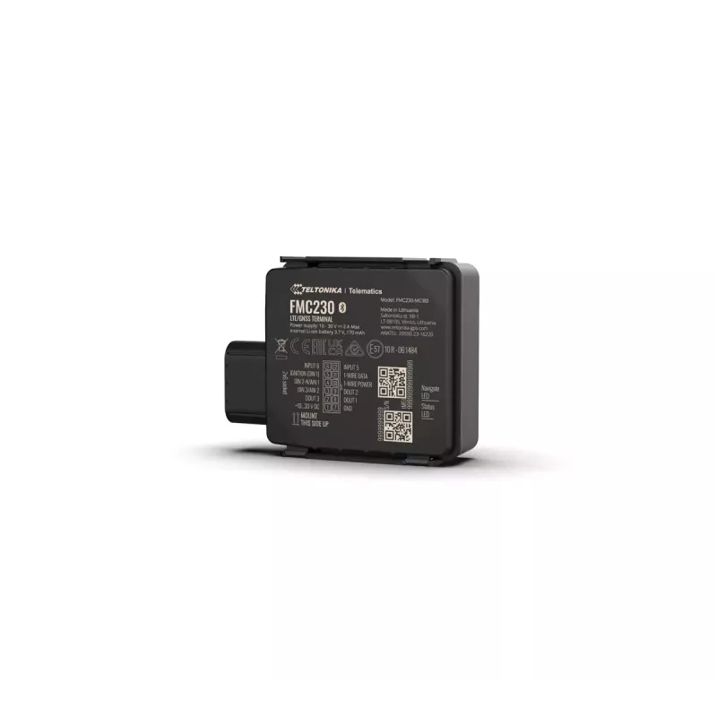 GPS-tracker Teltonika FMC230 waterdicht LTE CAT 1 zwart