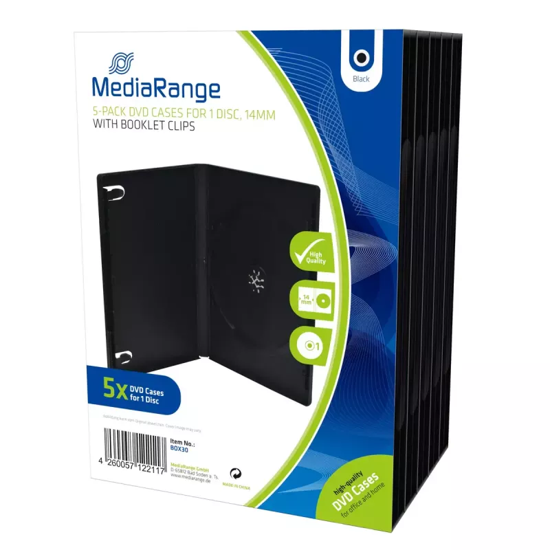MediaRange BOX30 dvd-dozen, zwart