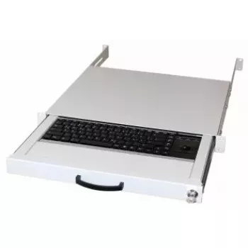 Toetsenbord AIXCASE AIX-19K1UKDETB-W USB PS/2 QWERTZ Duits wit