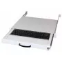 Toetsenbord AIXCASE AIX-19K1UKDETB-W USB PS/2 QWERTZ Duits wit