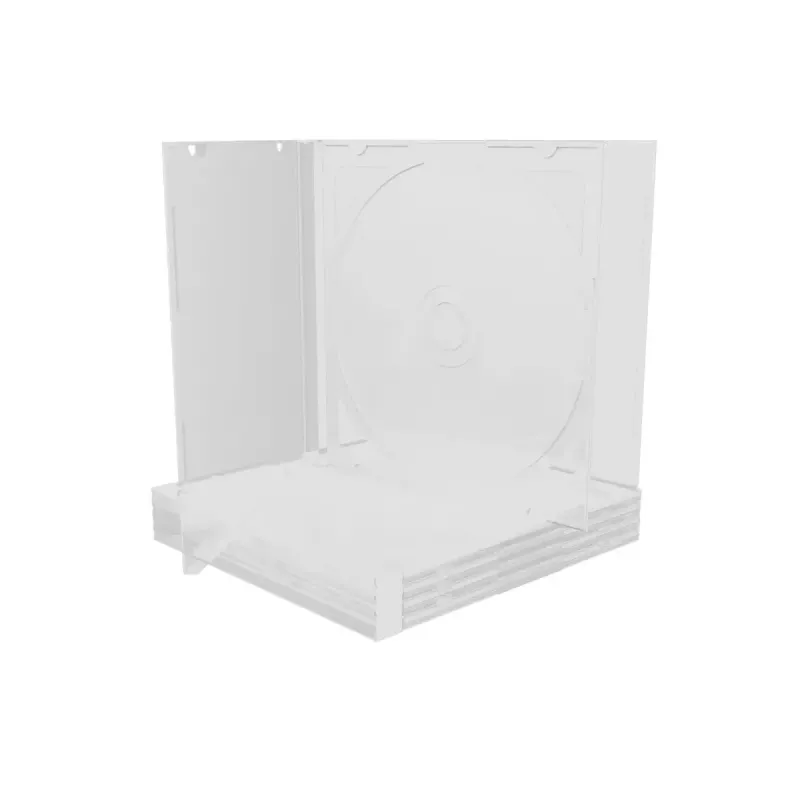 CD-hoes dubbel MediaRange transparant 10 mm