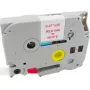 MediaRange kunststof tape-cassette Brother TZ-232 12mm 8m rood op wit