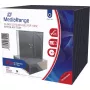MediaRange BOX32-25 slanke cd-hoesjes — kunststof hoes voor enkele disc met zwarte tray, 25-pack