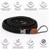 C-ROPE Traveler paracord camerariem, 100 cm, Silent Black