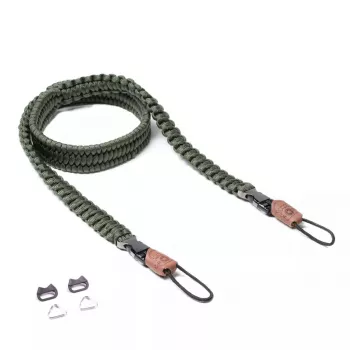 C-ROPE Traveler Paracord camerariem, 100 cm, Military Olive