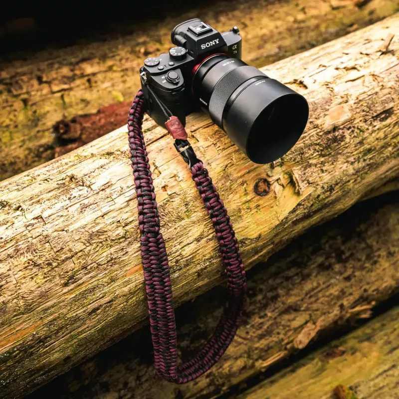 C-ROPE Traveler paracord camerariem, 125 cm, Military Olive