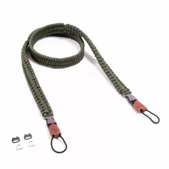 C-ROPE Traveler Paracord camerariem, 125 cm, Military Olive