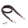C-ROPE Traveler paracord camerariem, 100 cm, Dark Coffee