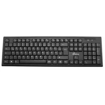 Draadloos toetsenbord MediaRange MROS111-GR QWERTY-indeling zwart – compact draadloos ontwerp