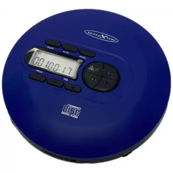 Reflexion PCD520MF draagbare cd/mp3-speler (discman), anti-shock, blauw