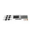 Rockstable 18U 19 inch wandmontage rack zwart RS19-6418S