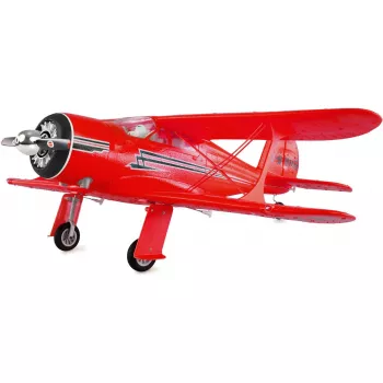 Radiografisch vliegtuig Amewi AMXFlight Beech D17s 3D/6G RTF, rood, model 24143