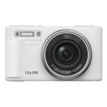 Compactcamera Yashica City 100 72 MP CMOS zilver wit