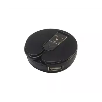 USB-hub Akasa Connect4C 4-IN-1 zwart