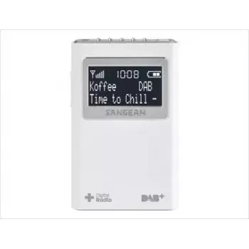 Draagbare radio Sangean DPR-39 DAB+ FM LCD wit