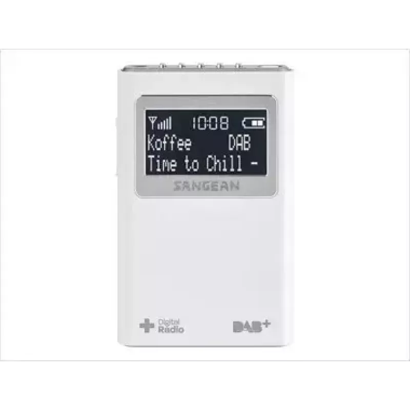 Draagbare radio Sangean DPR-39 DAB+ FM LCD wit