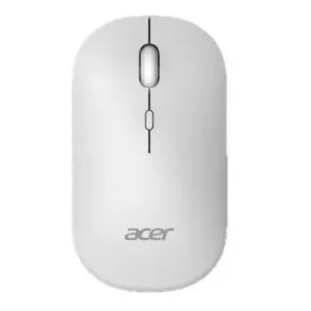 Draadloze ambidextreuze muis Acer AMR130 – RF + Bluetooth, 1600 DPI, 4 knoppen, wit