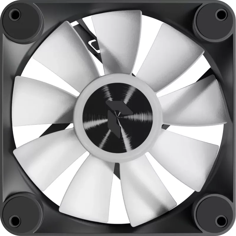Behuizingsventilator APNX FP1-R 120 mm, zwart, omgekeerde luchtstroom, 3-pack