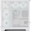 Tower-pc-behuizing APNX V2-F-WT-v1, wit, met drie tempered-glass panelen