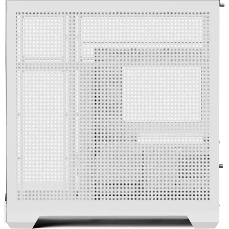 Tower-pc-behuizing APNX V2-F-WT-v1, wit, met drie tempered-glass panelen