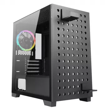 Pc-behuizing Azza Elise tower zwart, tower, zwart