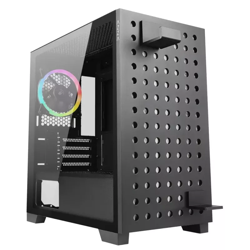 Pc-behuizing Azza Elise tower zwart, tower, zwart