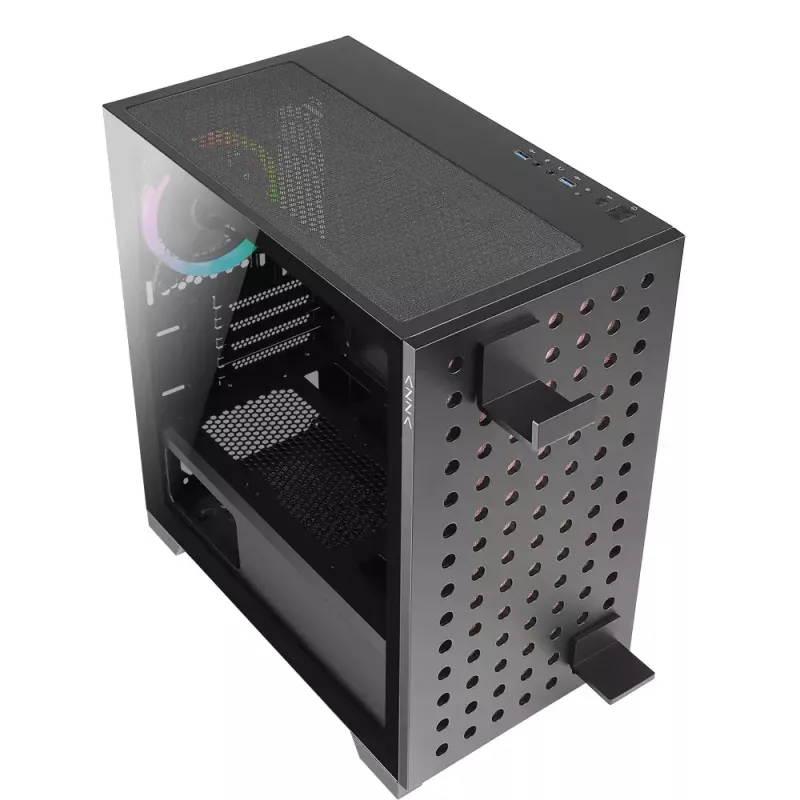 Pc-behuizing Azza Elise tower zwart, tower, zwart